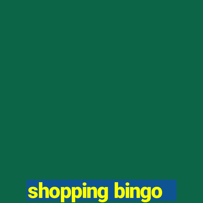 shopping bingo