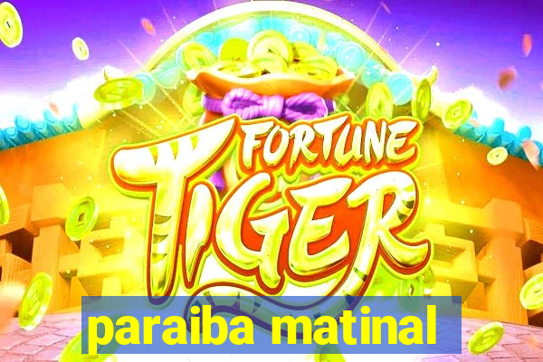 paraiba matinal