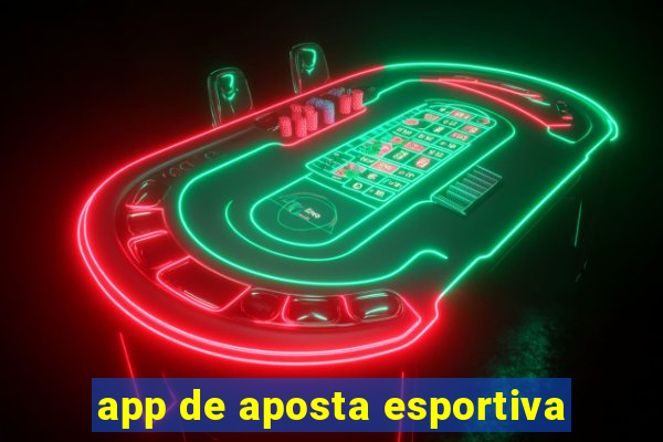 app de aposta esportiva