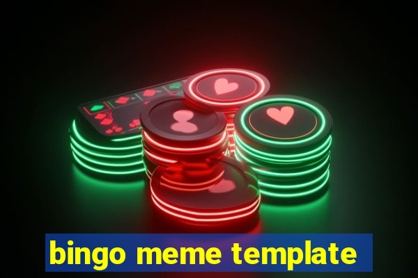 bingo meme template