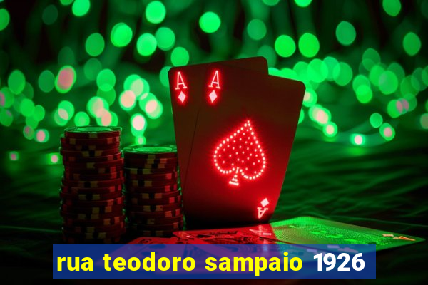 rua teodoro sampaio 1926