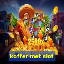 koffer met slot