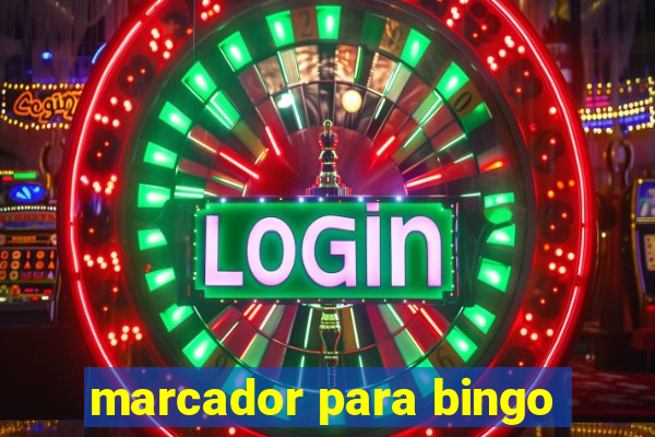 marcador para bingo