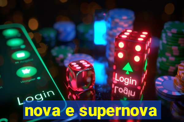 nova e supernova