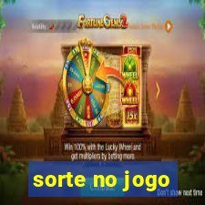 sorte no jogo