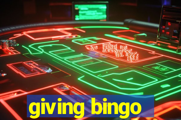 giving bingo