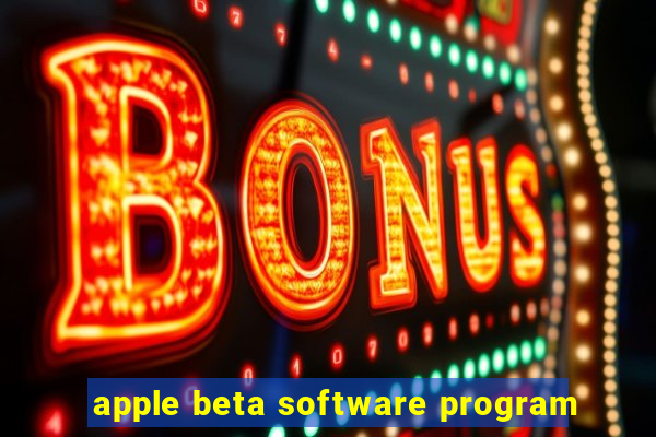 apple beta software program