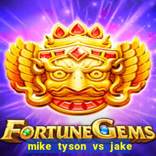 mike tyson vs jake paul assistir online