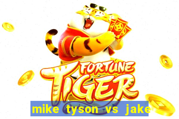 mike tyson vs jake paul assistir online