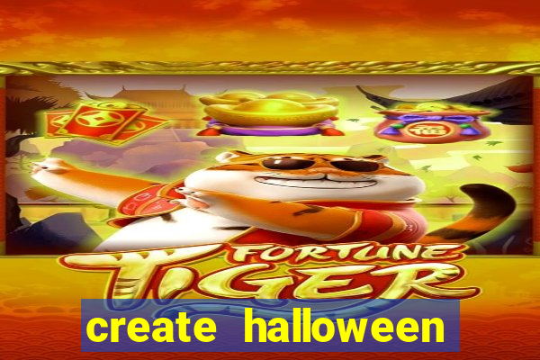 create halloween bingo card