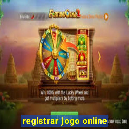 registrar jogo online