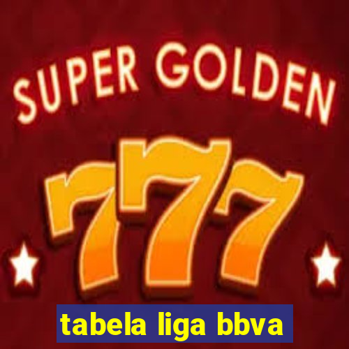 tabela liga bbva