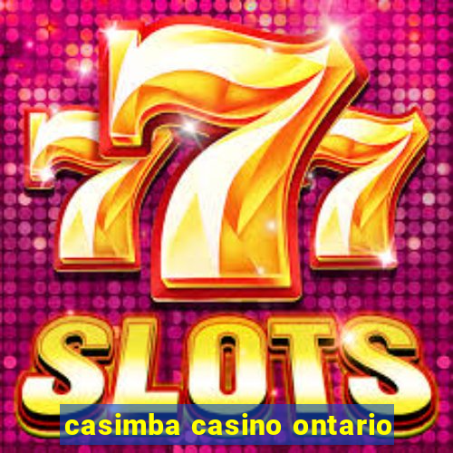 casimba casino ontario