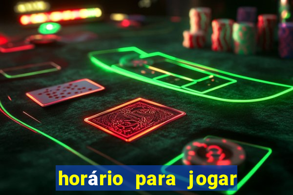 horário para jogar fortune dragon