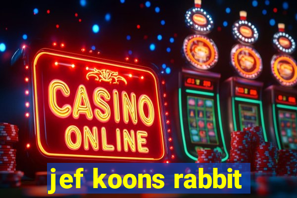 jef koons rabbit