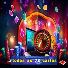 todas as 78 cartas do tarot