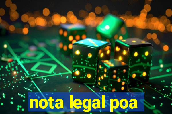 nota legal poa