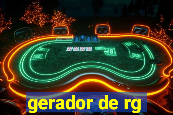 gerador de rg