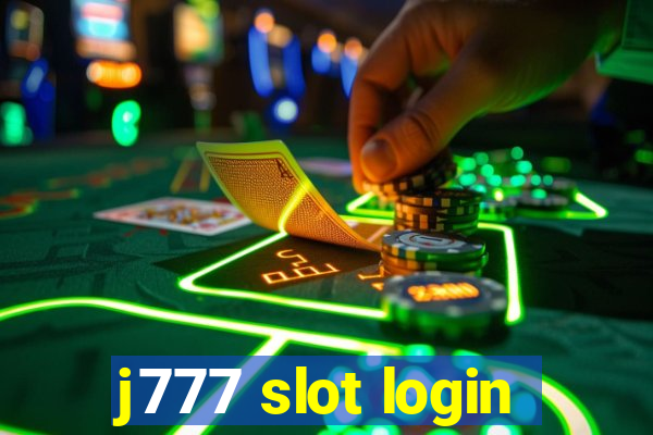 j777 slot login