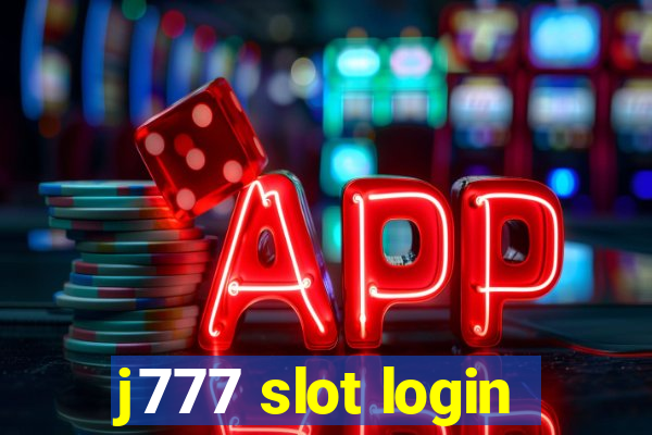 j777 slot login