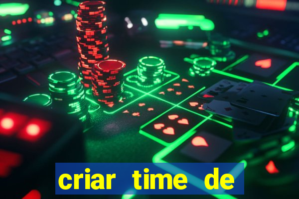 criar time de futebol simulador