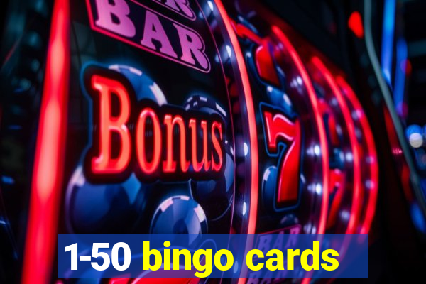 1-50 bingo cards