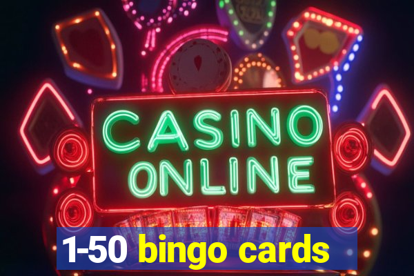 1-50 bingo cards