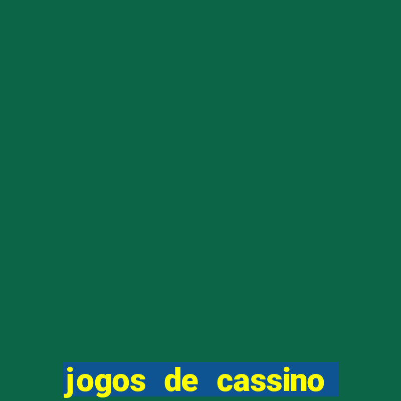 jogos de cassino mais jogados