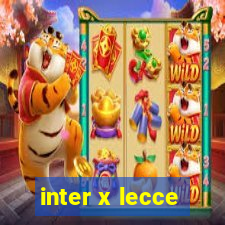 inter x lecce