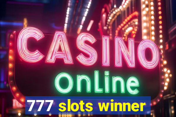 777 slots winner