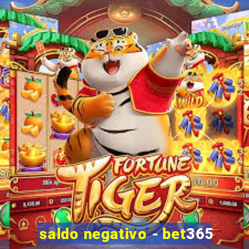 saldo negativo - bet365