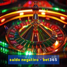 saldo negativo - bet365