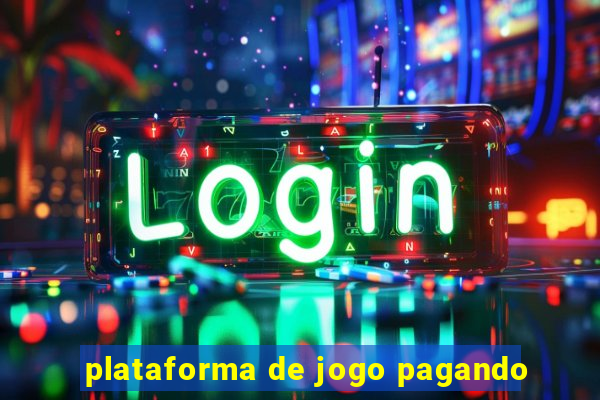 plataforma de jogo pagando