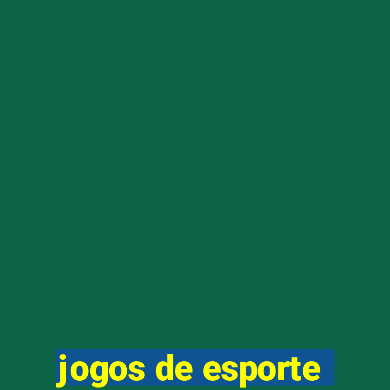 jogos de esporte