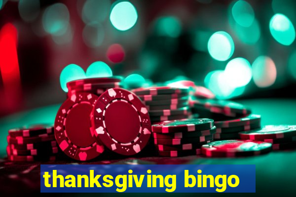 thanksgiving bingo