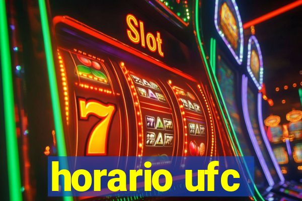 horario ufc