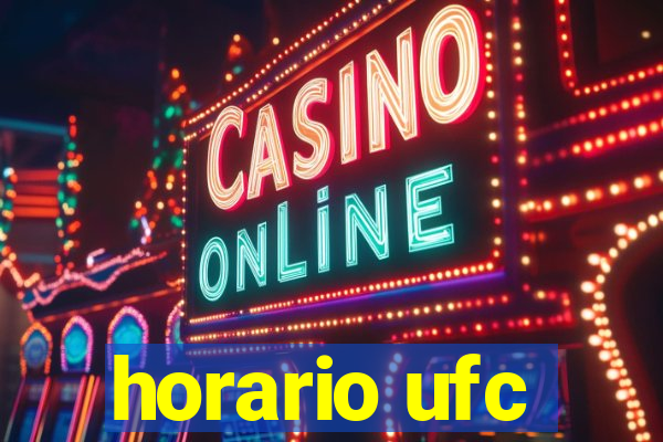 horario ufc