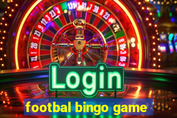 footbal bingo game