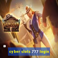 cyber slots 777 login