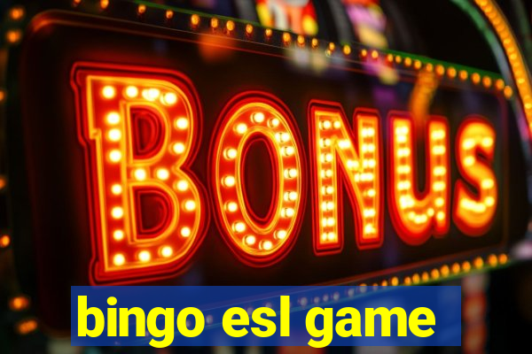 bingo esl game