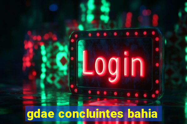 gdae concluintes bahia