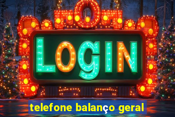 telefone balanço geral