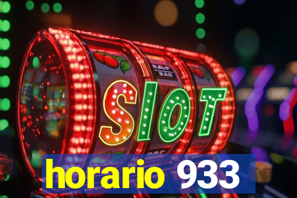 horario 933