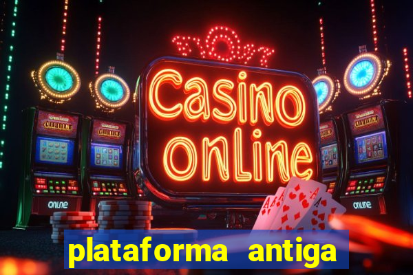 plataforma antiga de jogos