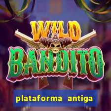 plataforma antiga de jogos