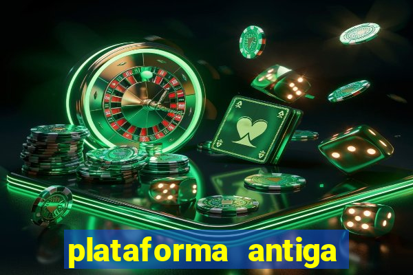 plataforma antiga de jogos