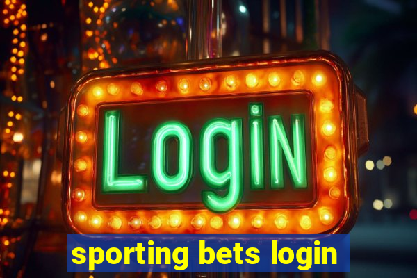 sporting bets login