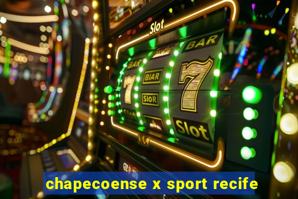 chapecoense x sport recife