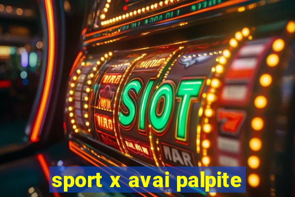 sport x avai palpite