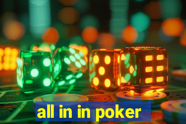 all in in poker